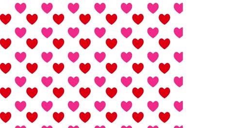 animación de fondo con marca de corazón gráficos de movimiento