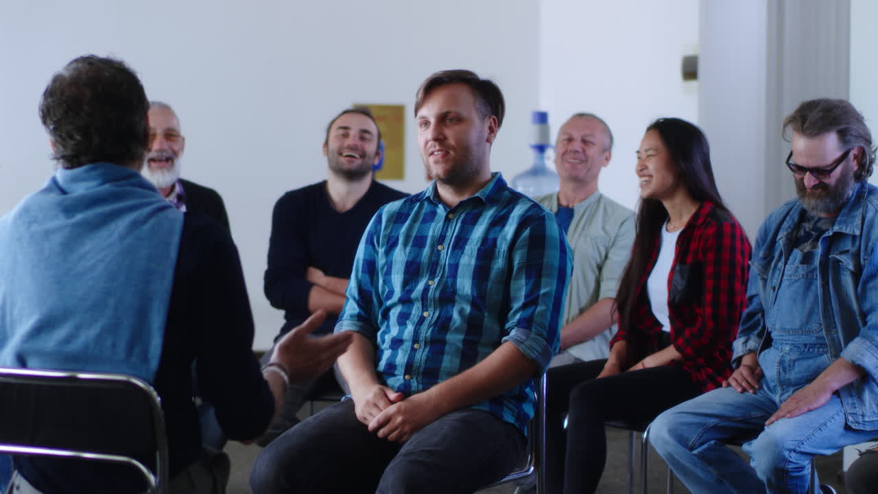 sesión del grupo de apoyo