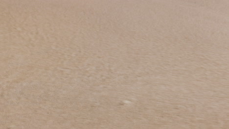 nature, waves and sand on empty beach