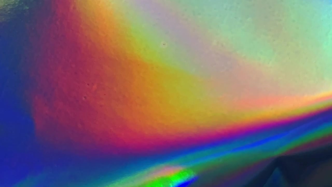 Texture Olografica Astratta con Riflessi di Luce Iridiscenti Cangianti