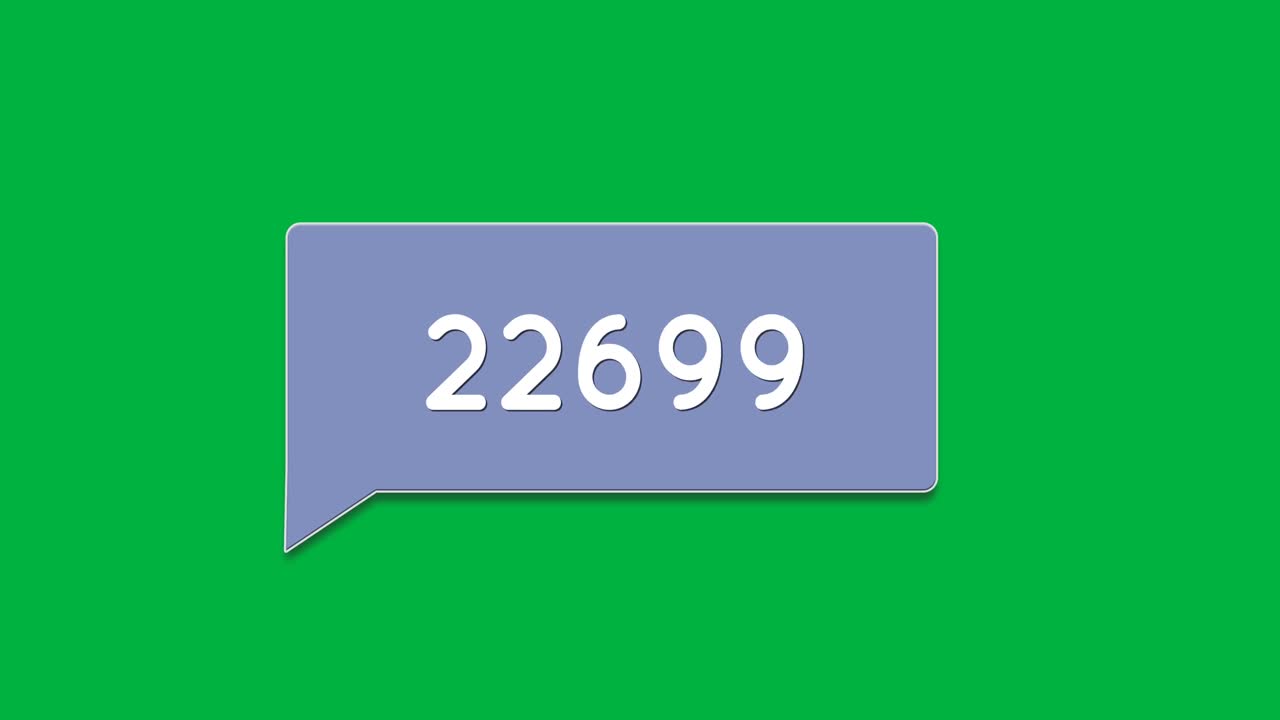 caja azul con números que cuentan hasta 4k