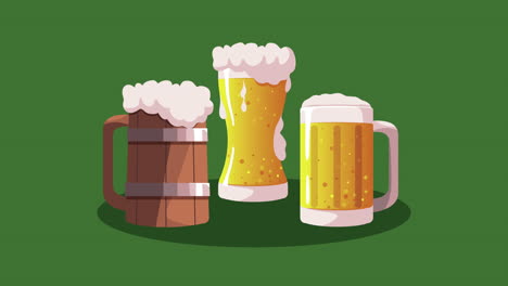 beers jars drinks celebration animation