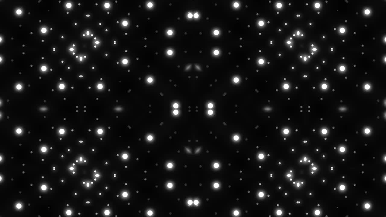 Abstract Pattern of Glowing LED Lights
