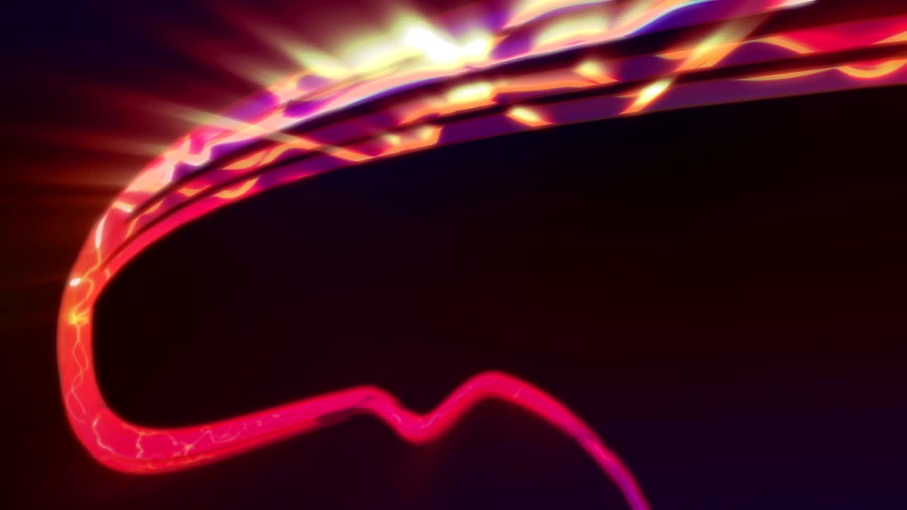 líneas abstractas en movimiento. 4k, bucle sin costuras.