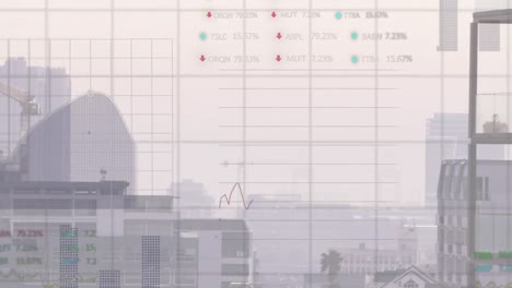 Animation-of-financial-data-processing-over-cityscape