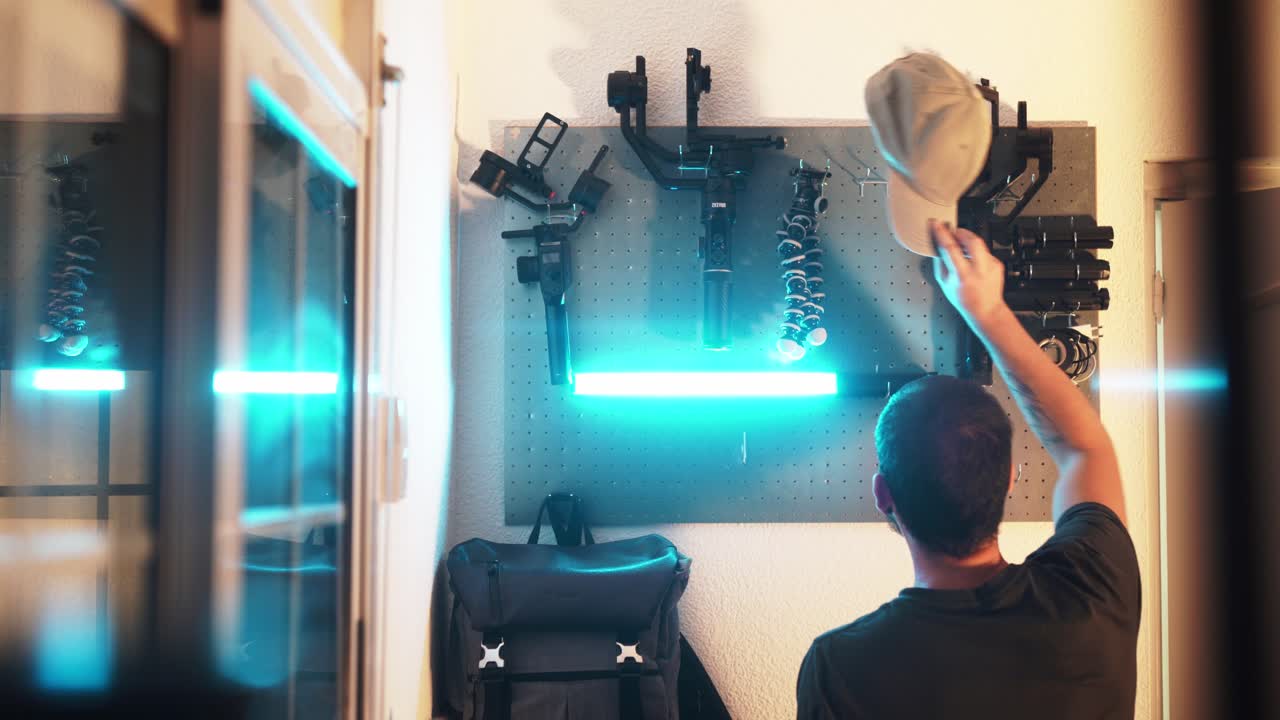 equipo de cine independiente organizado en el estudio