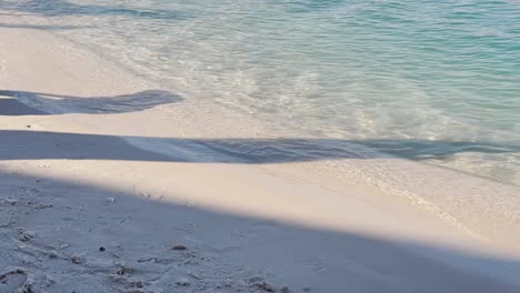 Blue-flag-beach-club-in-Izmir-Cesme-Alacati,-beach-umbrellas,-chairs,-beach-party-in