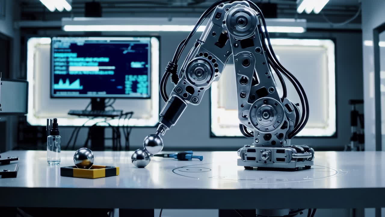 Robot Arm in Laboratory Setting