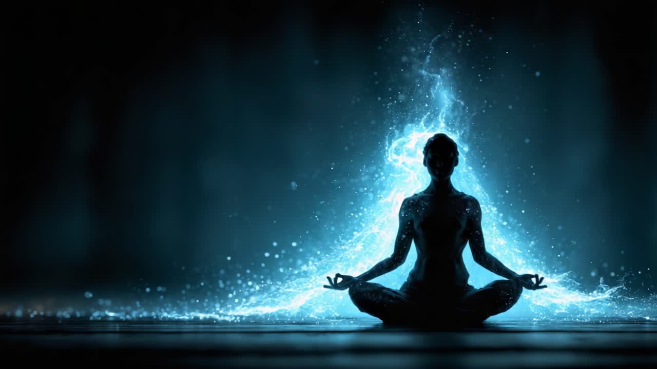 Un Viaggio Meditativo Attraverso l'Energia Cosmica: Esplorando la Serenità e il Potenziamento Trovati nella Pace Interiore e nel Risveglio Spirituale in un'Atmosfera Mistica ed Eterea