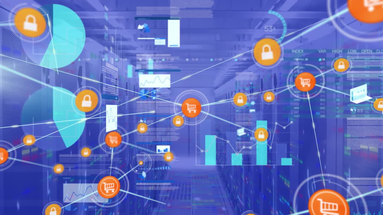 연결, 그래프 및 데이터 처리를 서버를 통해 애니메이션