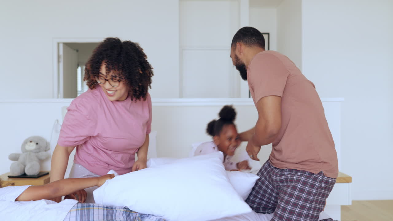 베개 싸움, 부모와 자녀의 가족