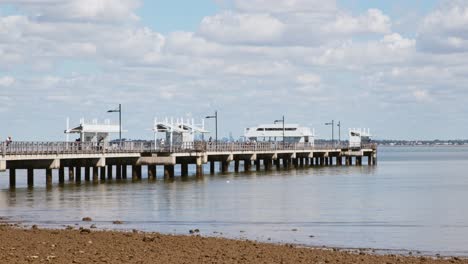 wooden pier at the beach