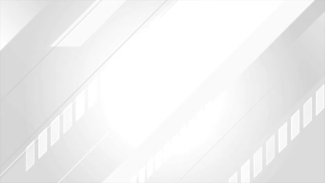 grey white tech geometric minimal motion background