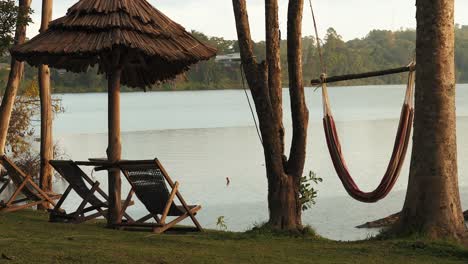 view of lake nyabikere, kibale, uganda