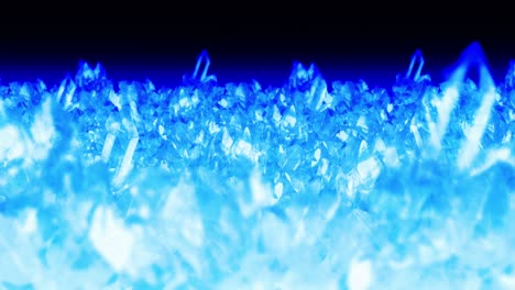 vista de cerca del iceberg. fondo de hielo de invierno abstracto. piezas de hielo. nieve fría. azul claro. animación 3d de hielo triturado. animación de bucle.