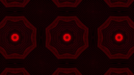 Red color Pattern gothic design animation motion graphics