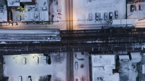 imágenes aéreas del metro de chicago durante el vórtice polar de 2019