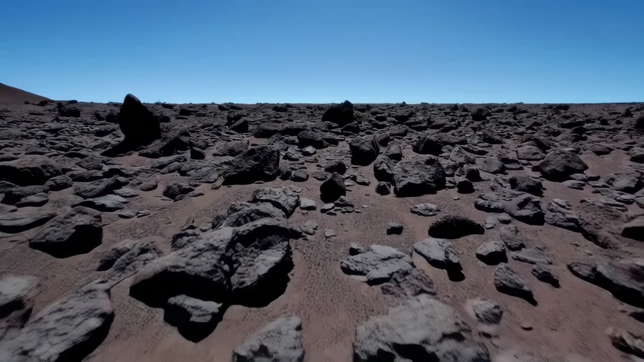 Mars Rocky Landscape
