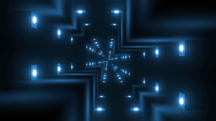 Abstract Tunnel luminoso