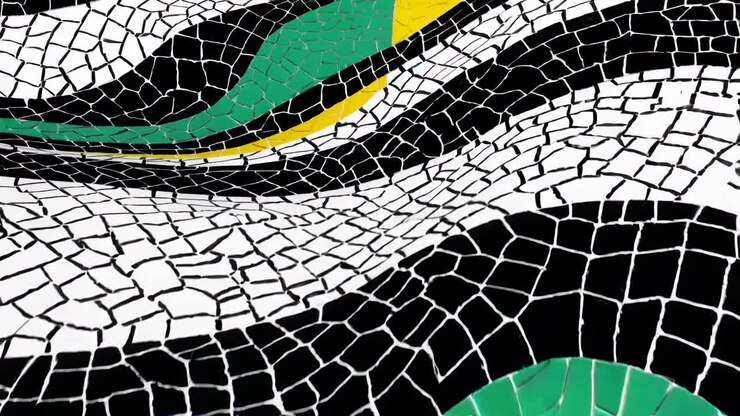 Mosaic Art with Colorful Tiles