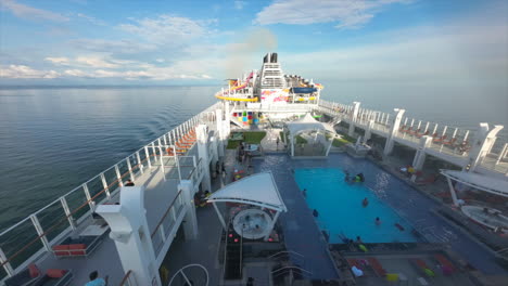 cruise top view time-lapse cruise getting dreams in singapore