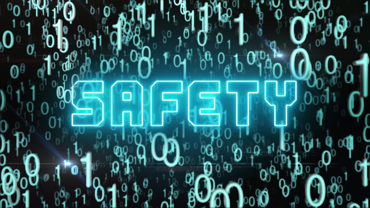 골든 안전 콘셉트 디지털 코드