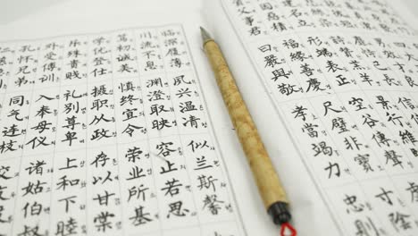 千字の古典 - 漢詩 - 本の表紙 千字文の本で中国語を練習