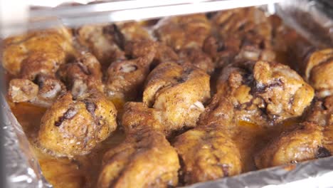 palos de pollo asados