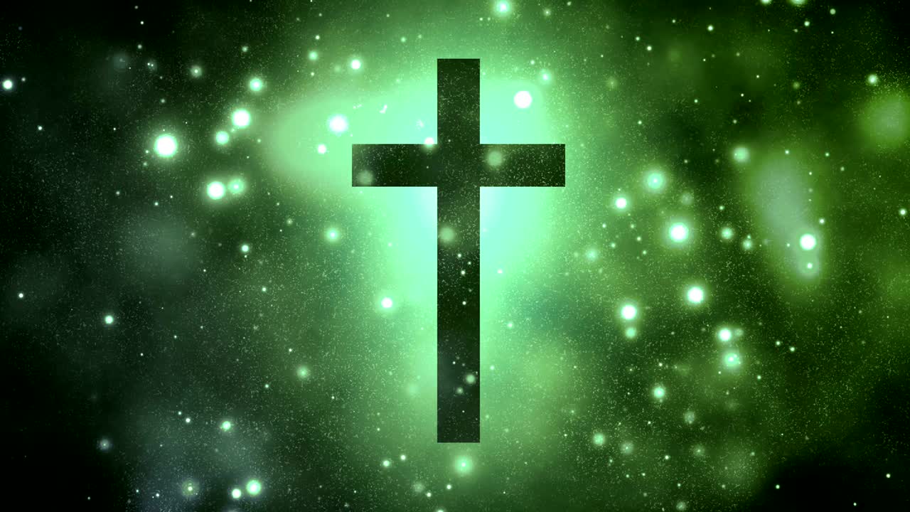 하늘에 있는 거룩한 십자가