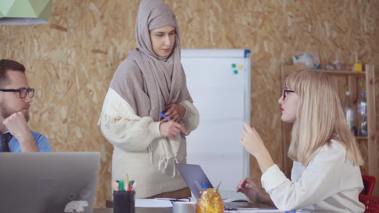 Business Meeting in Progress | Premium Stock Video Footage