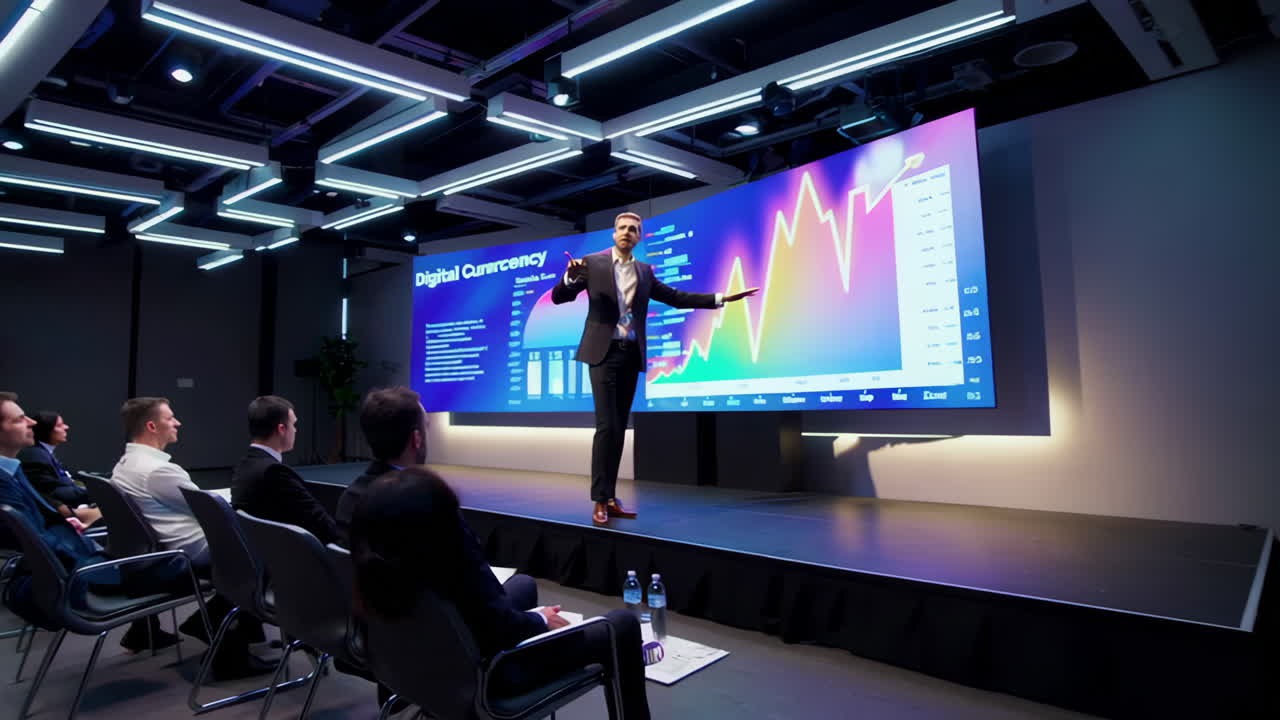 Business Conference Presentation on Digital Currency