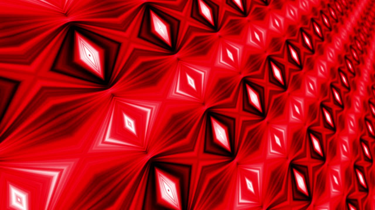 абстрактная красная геометрическая поверхностная петля. элегантная, гладкая анимация треугольного многоугольника с градиентным движением фона. 4k бесшовная петля минимальная красная 3d-мозаичная перспектива технологии анимации.