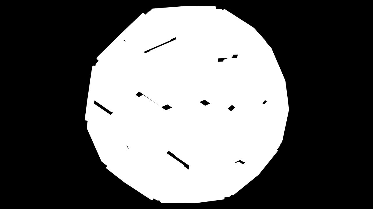 평평한 접시가 축구공 모양으로 돌아갑니다.