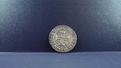 vieja moneda de plata portuguesa
