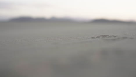 Nahaufnahme-Wanderschuhe-Zu-Fuß-Durch-Wüstenboden-Aus-Rotem-Sandstein-Auf-Der-Kanarischen-Insel-Fuerteventura