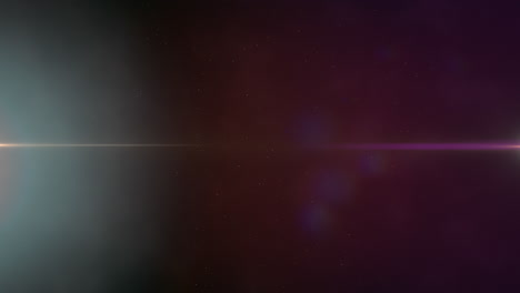 galactic luminance: stars and colorful lights in motion