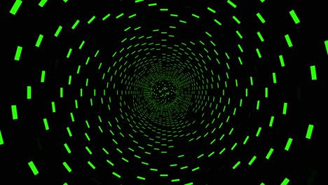 abstract green spiral tunnel background