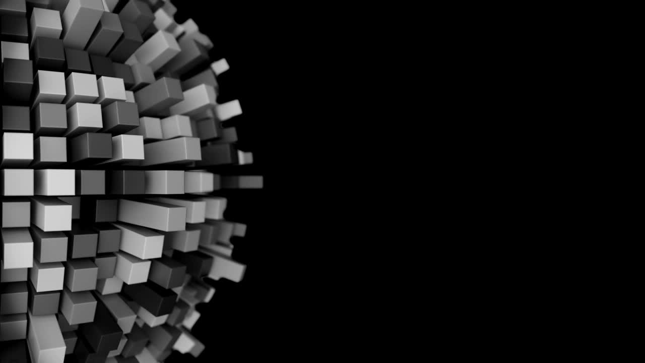 4k абстрактная сфера технологии.