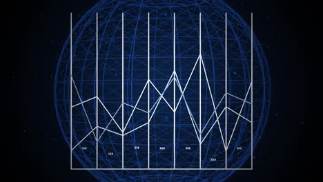 data and report statistics, animation with graph diagrams.