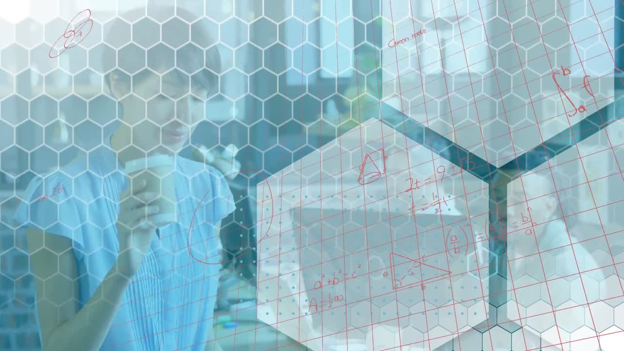 사업가들에 대한 수학적 수식의 애니메이션