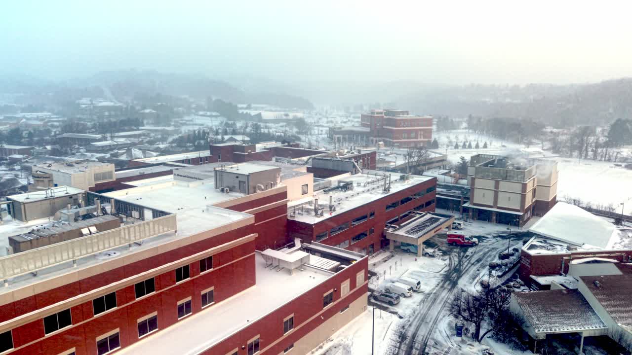 aerial pullout from the watauga medical center in boone nc, north carolina