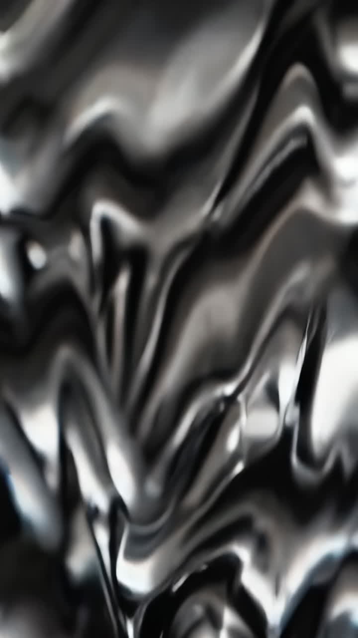 Ondate liquide metalliche astratte