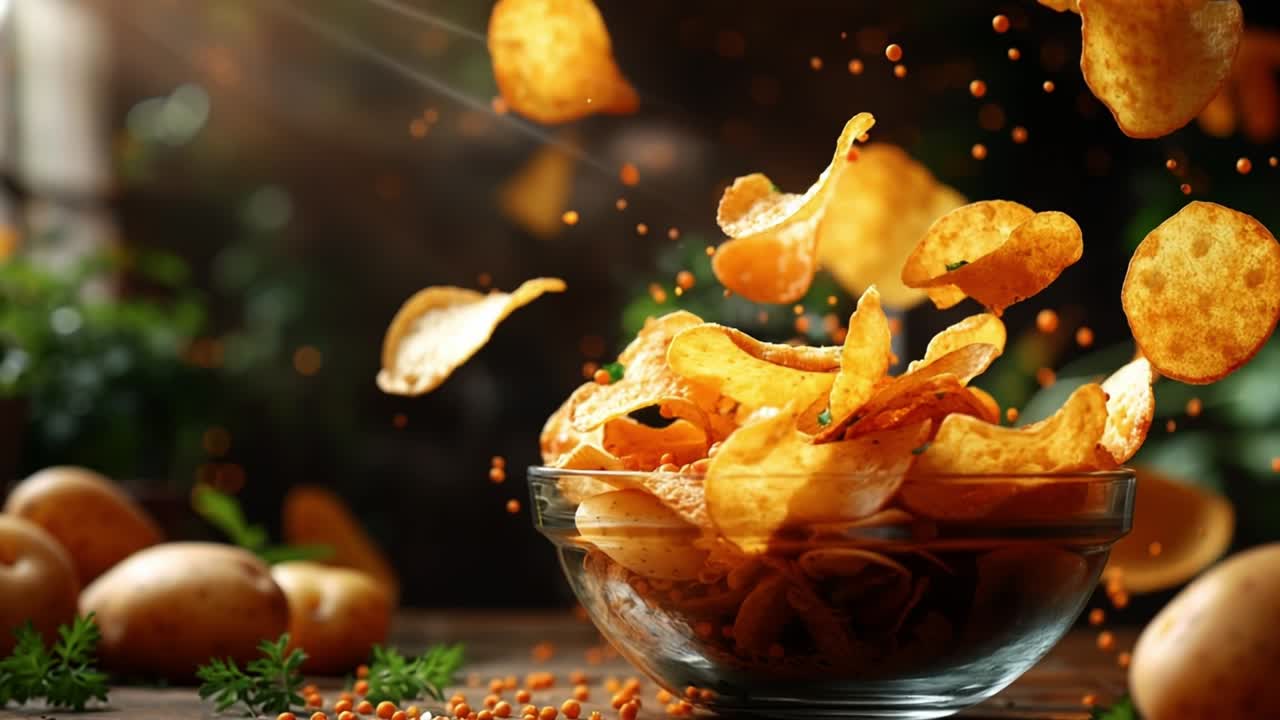 Crispy Potato Chips
