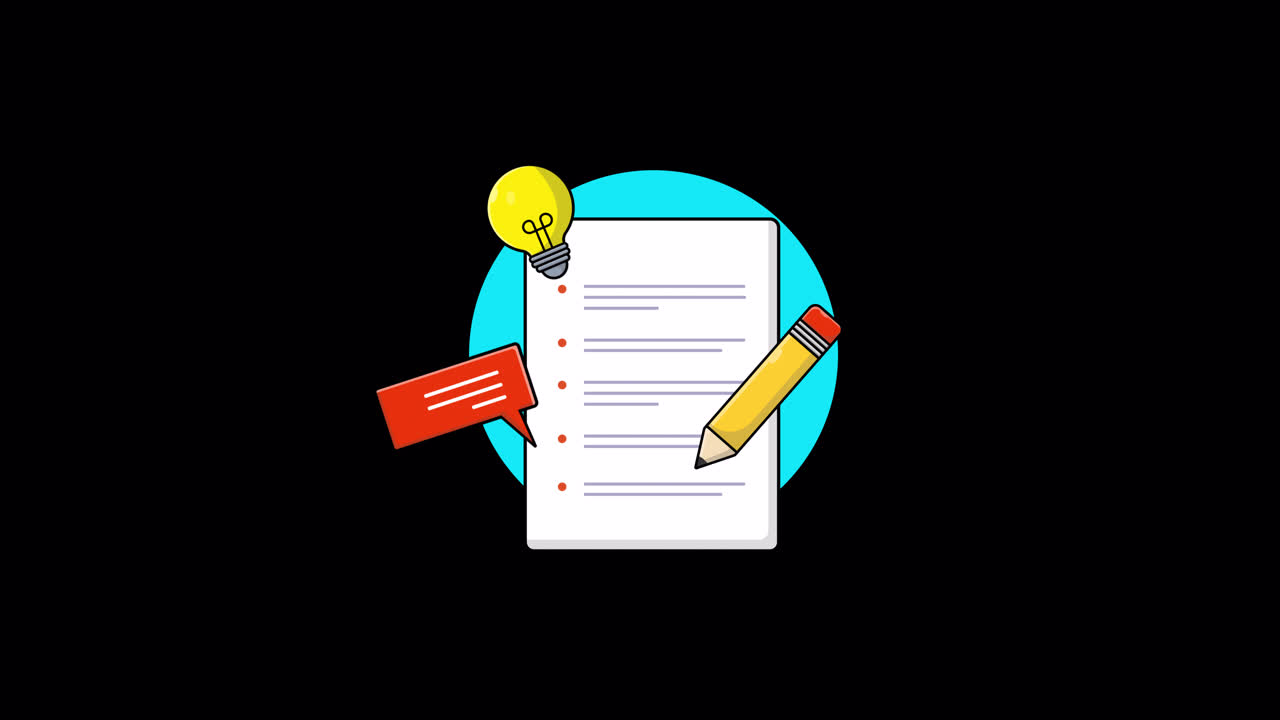 Animated Illustration of Idea Generation and Planning