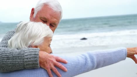 Feliz-Pareja-De-Ancianos-Apuntando-A-La-Vista