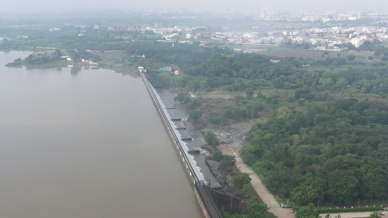 view from the top of the river. the view from the height to the height.