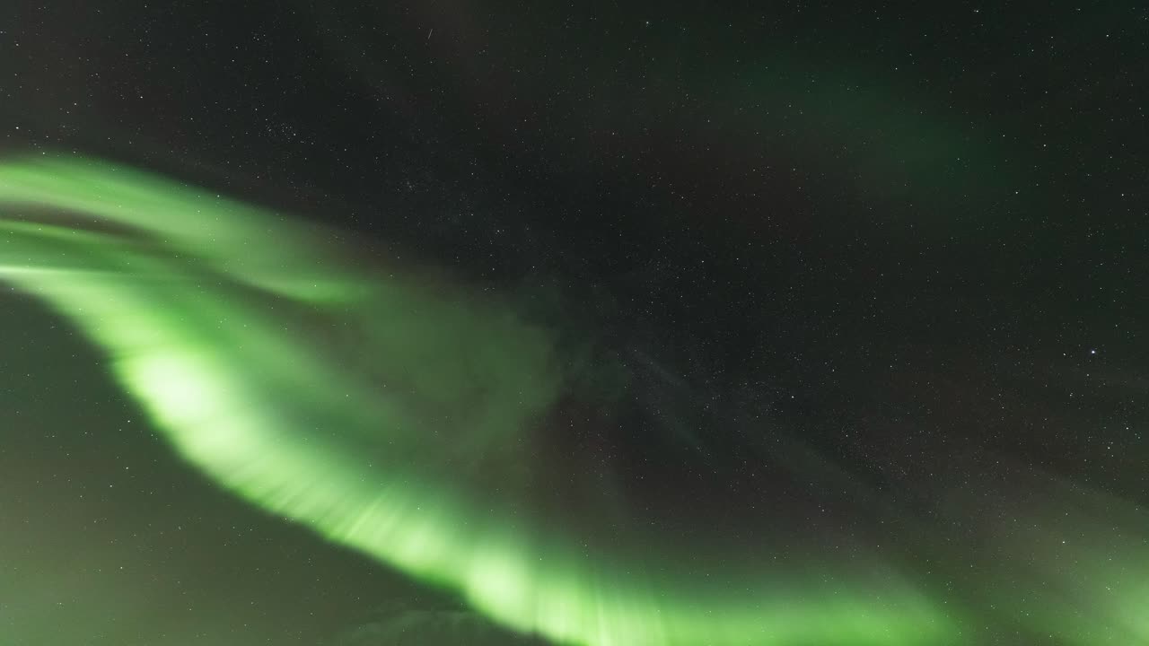 Incredible Corona Aurora in the Artic Time Lapse
