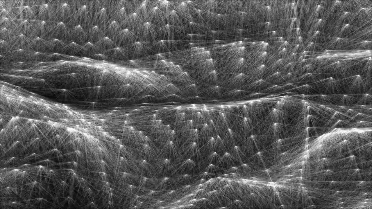 абстрактное генерируемое компьютером бесперебойное цикловое геометрическое движение