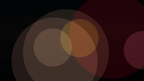 animación de grandes círculos que se mueven lentamente