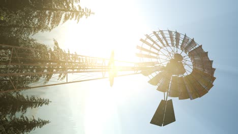 typical old windmill turbine